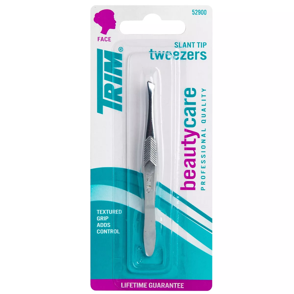 Trim Beauty Care Slant Tip Tweezers - 1 Ea